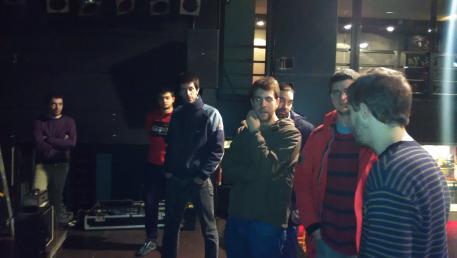 El grupo de Telecomunicaciones visita la sala Jimmy Jazz en Vitoria-Gasteiz